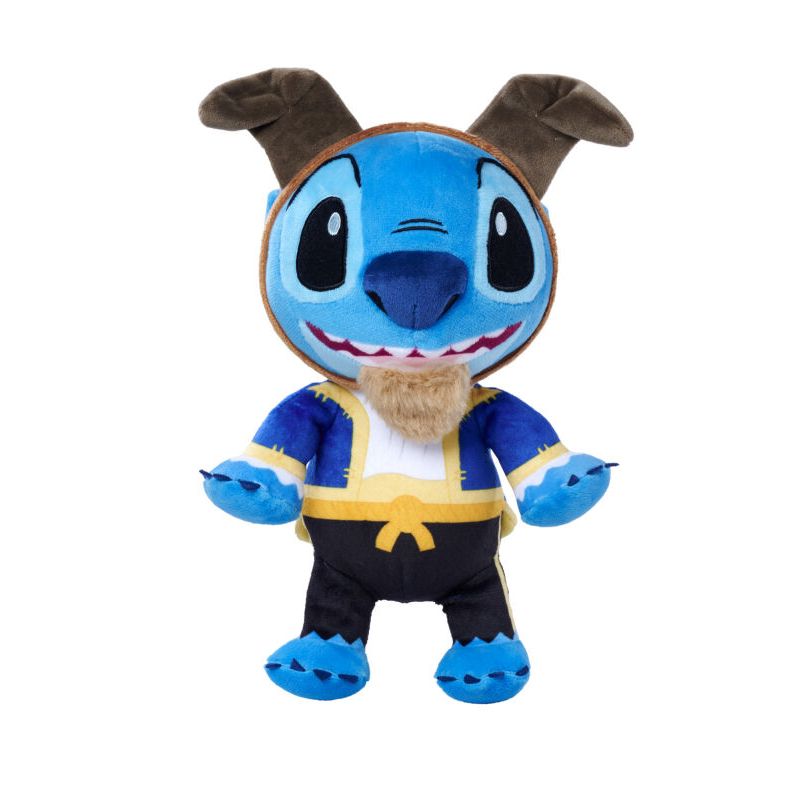 Peluche Stitch 25cm déguisé en la Bête