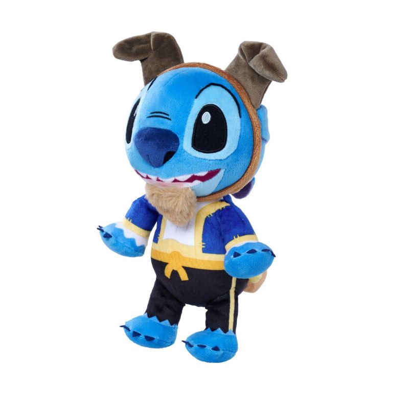 Peluche Stitch 25cm déguisé en la Bête